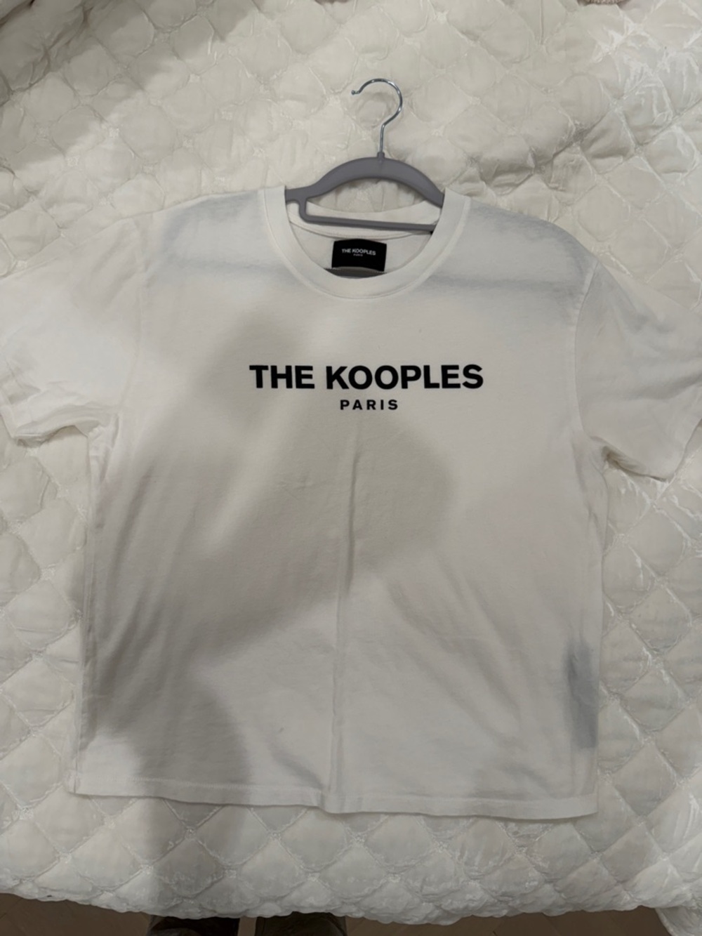The Kooples White Tee with Black Logo